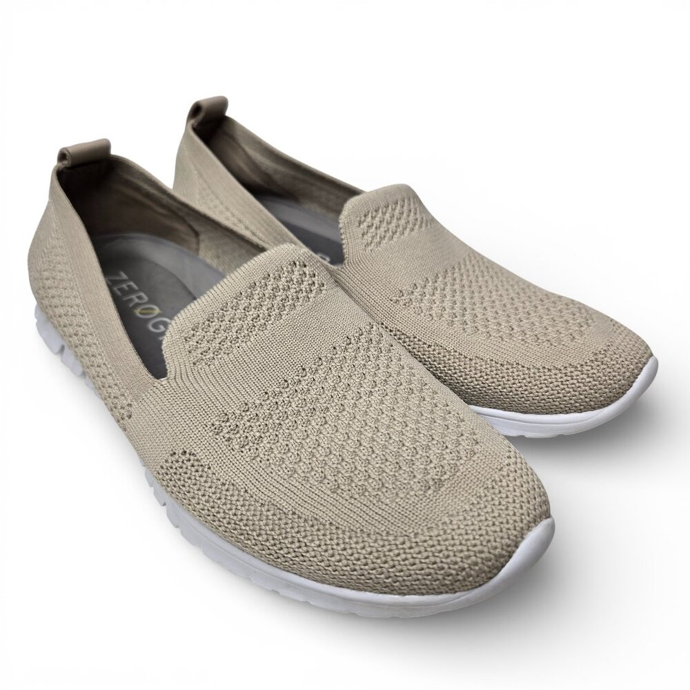 Cole Haan Zerogrand‎ Stitchlite Slip On Sneakers Tan Flexible Activewear 7B
